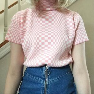 UNIF PINK ECHO TOP LARGE